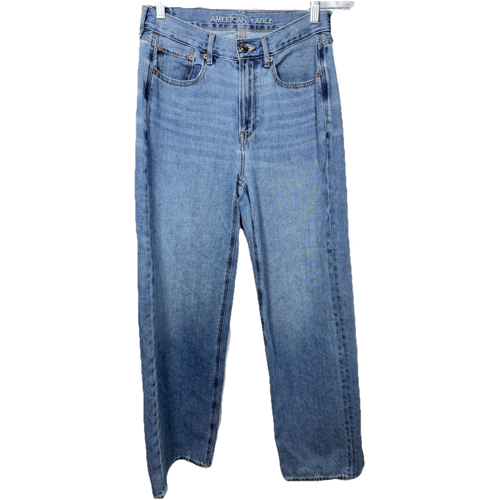 American Eagle Outfitters Straight Leg Blue Jeans
